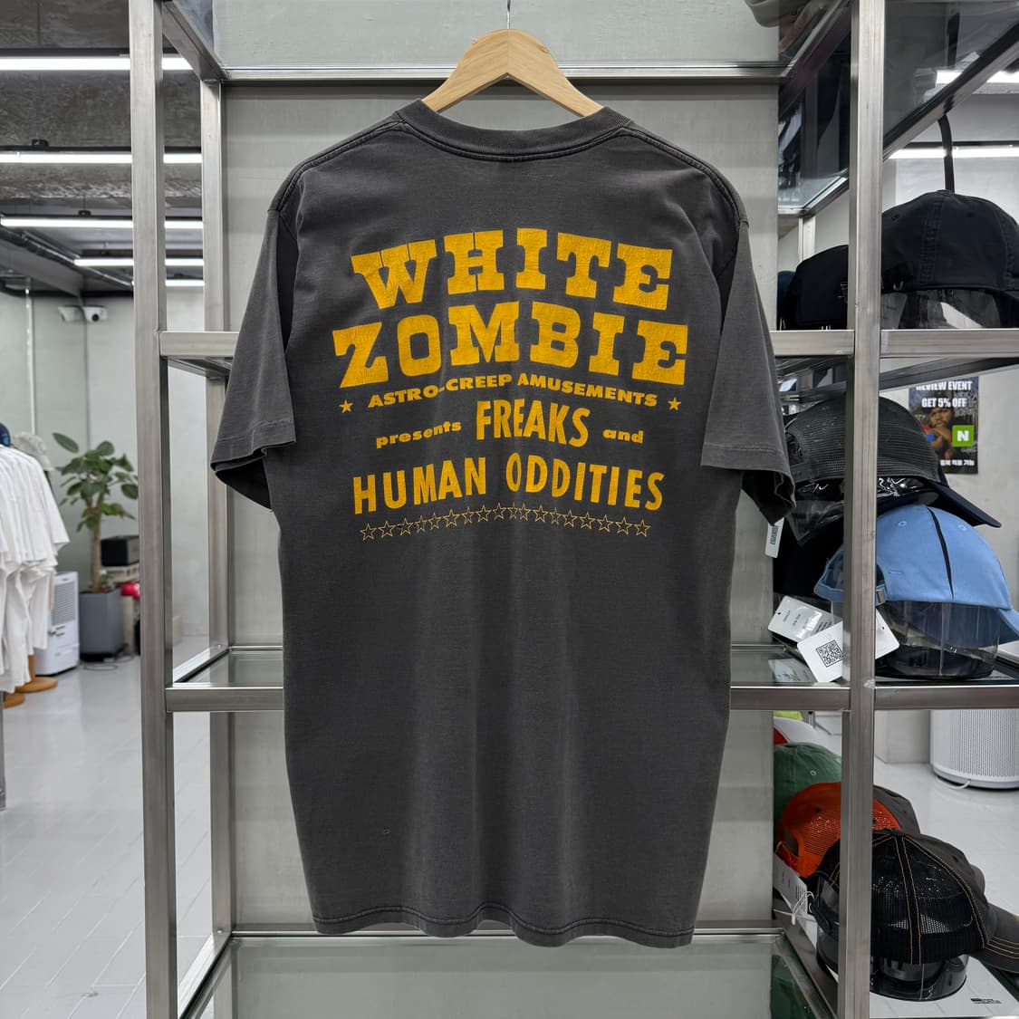 White Zombie 화이트좀비 빈티지 워싱 반팔 티셔츠 상품이미지6