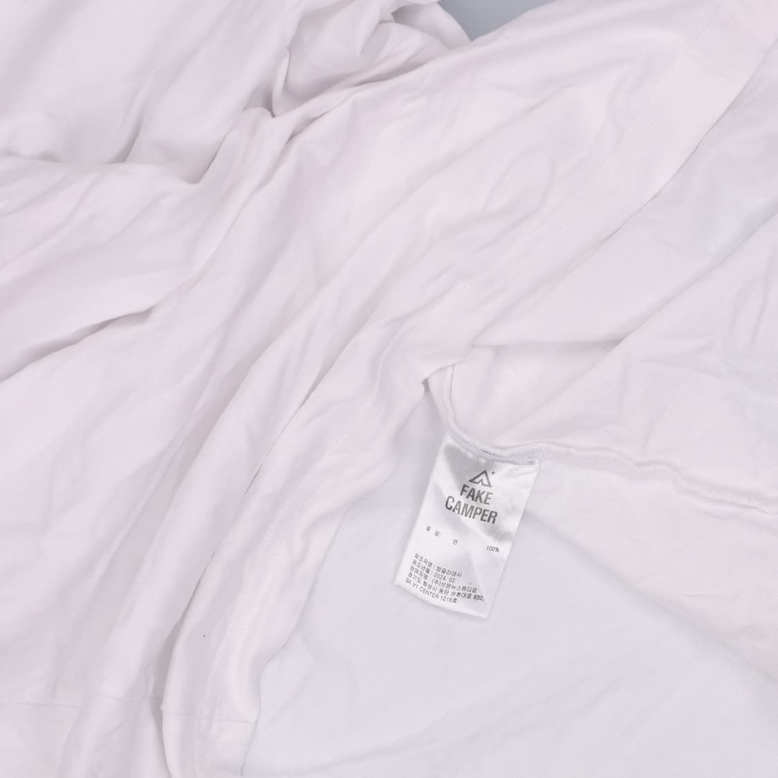 XXL 페이크캠퍼 오버핏 반팔 0615H2 상품이미지4