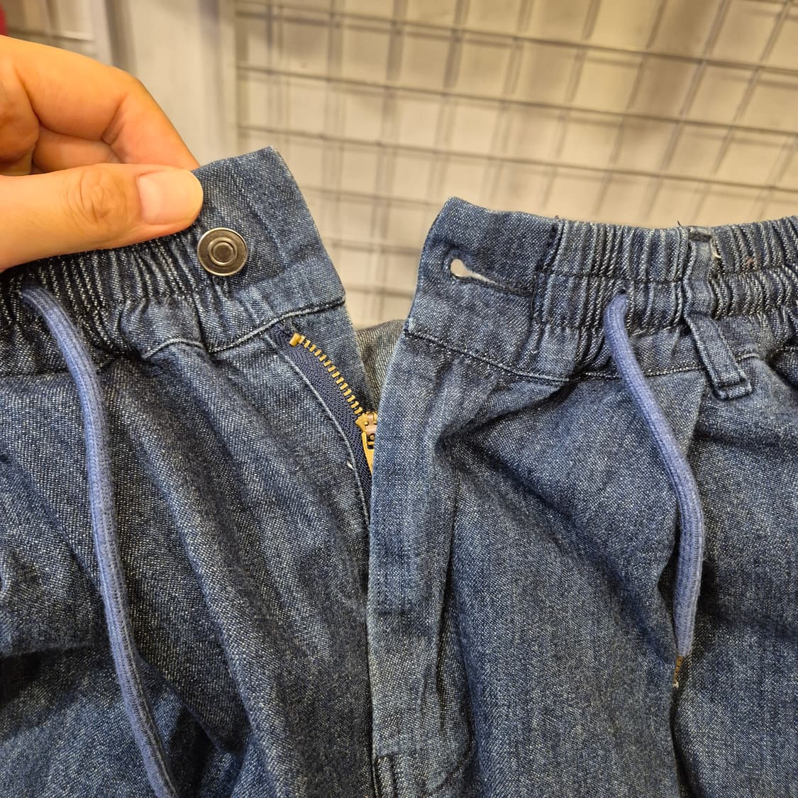 30~32인치 벌룬핏 데님 밴딩팬츠  상품이미지4