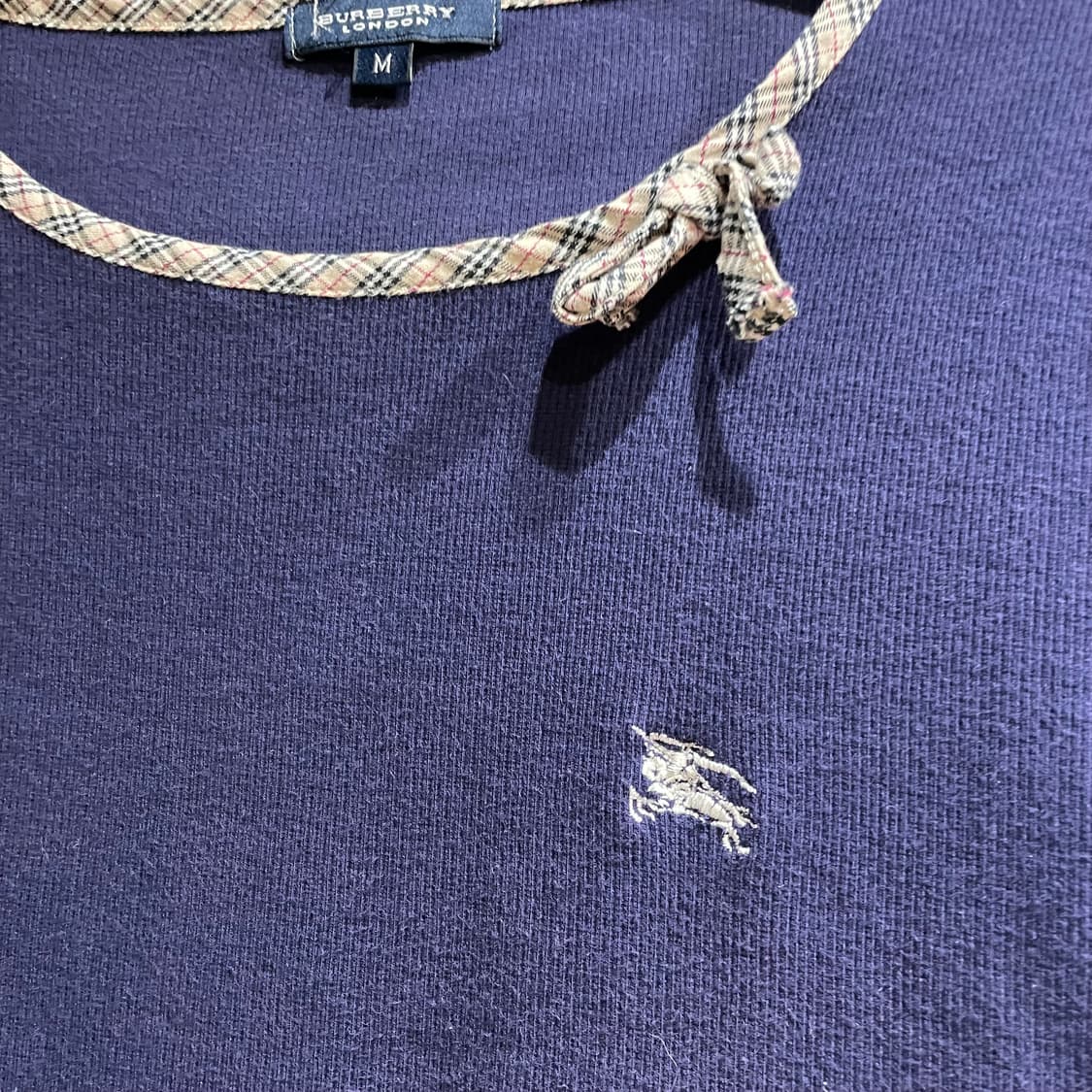 버버리 코튼 크롭탑 상품이미지4