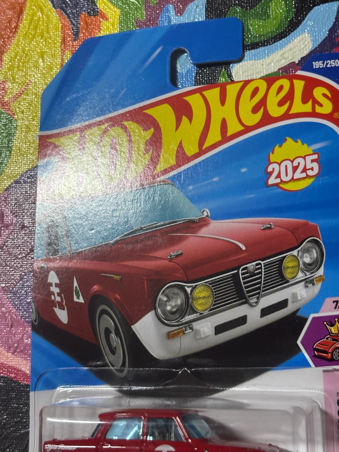 미개봉) 알파 로메오 줄리아 슈퍼 다이캐스트 핫휠 인테리어 소품 상품이미지2