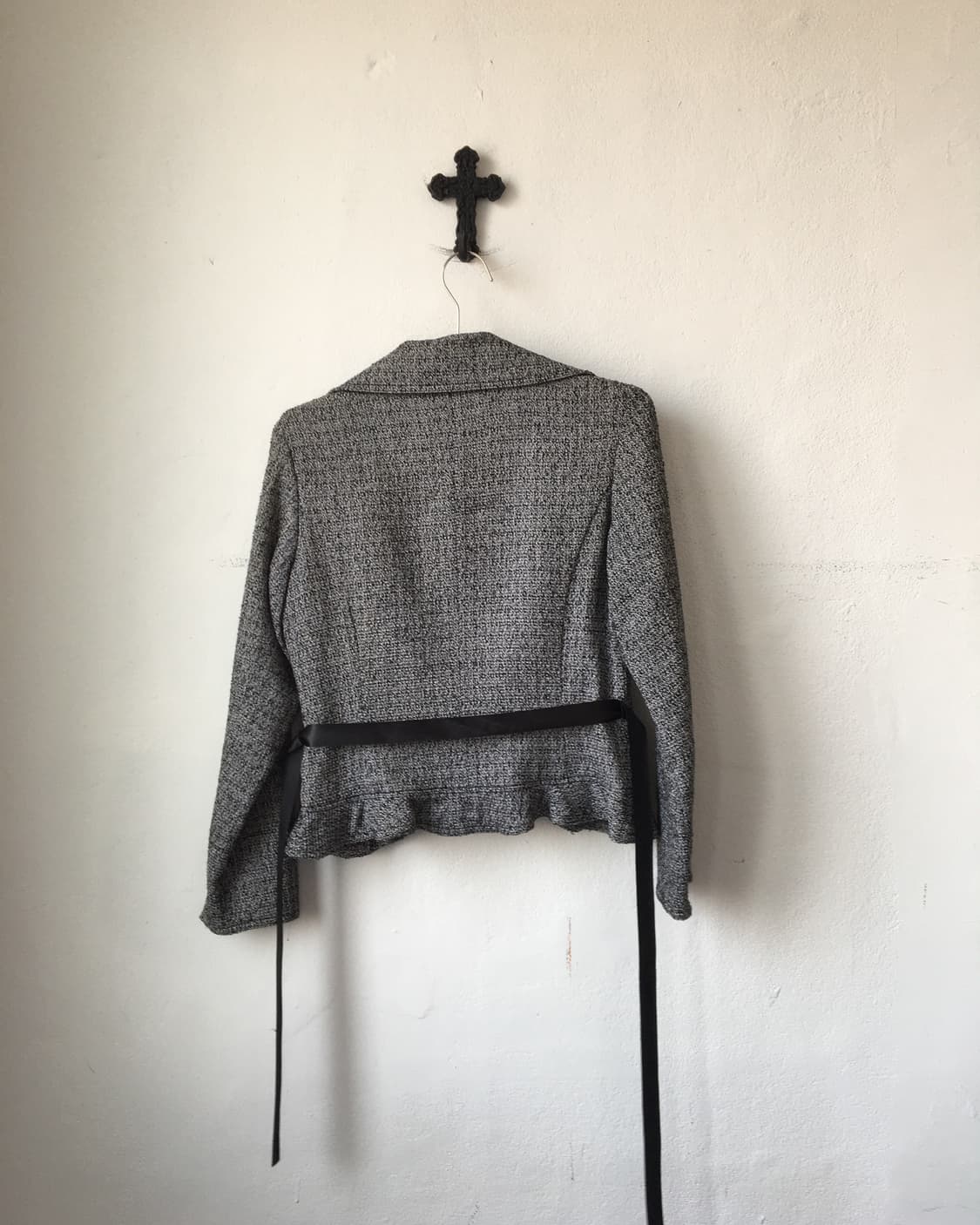 Ruffle point tied jacket 상품이미지3