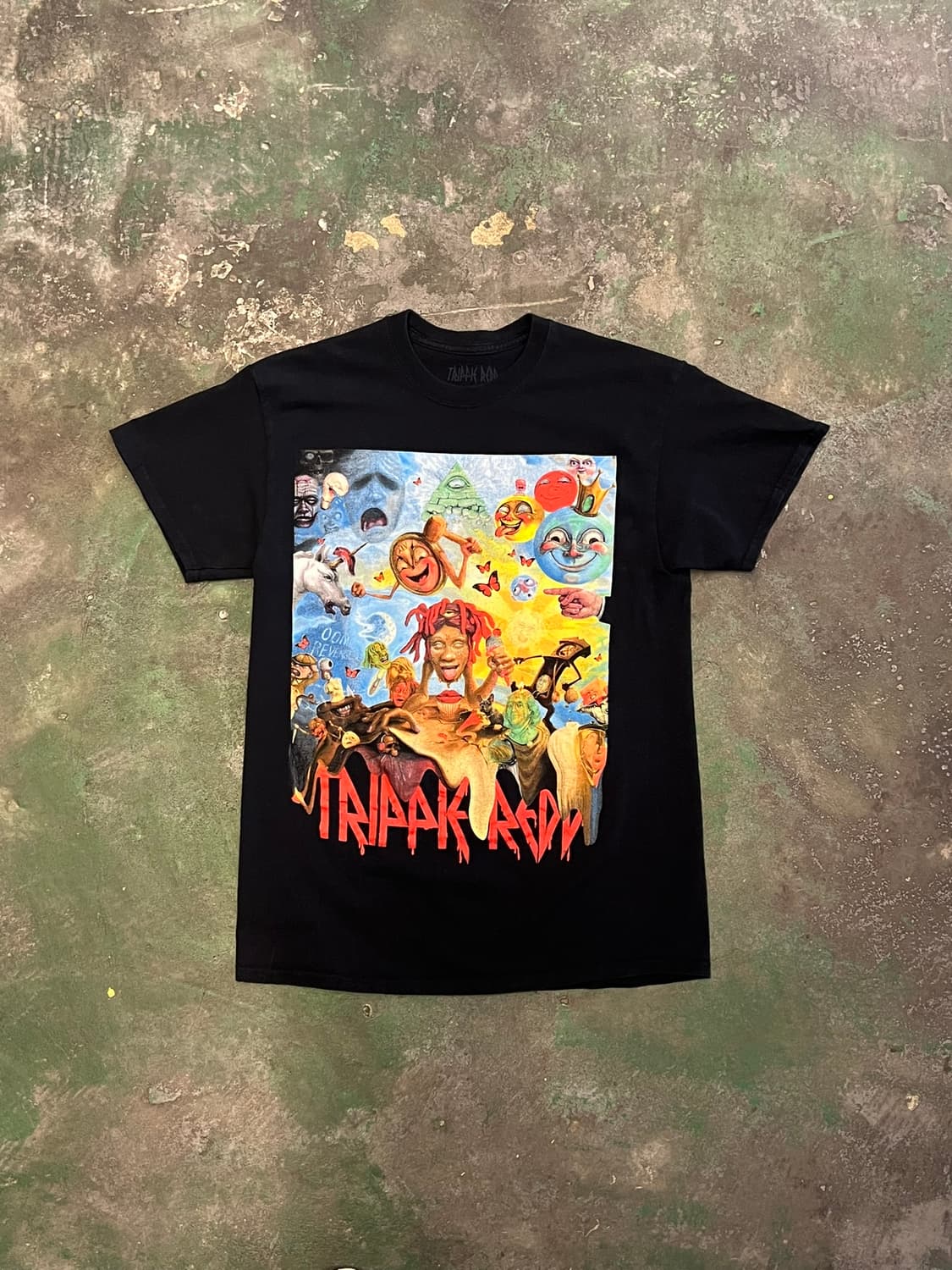 [M] 트리피 레드 Trippie Redd 아트워크 티셔츠 상품이미지1
