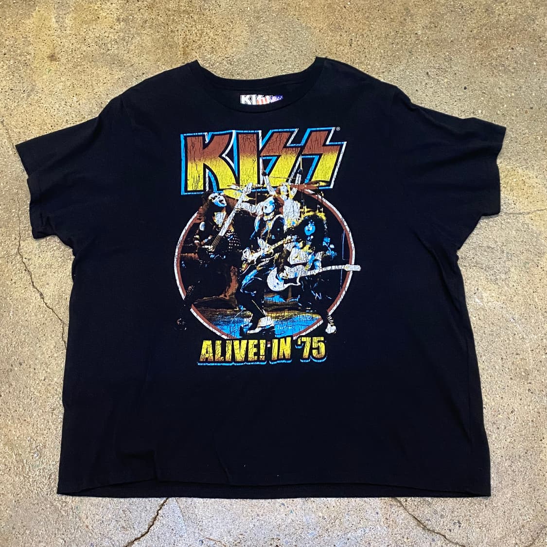 미국 빈티지 KISS 밴드티 반팔티 락티셔츠 락티 상품이미지1