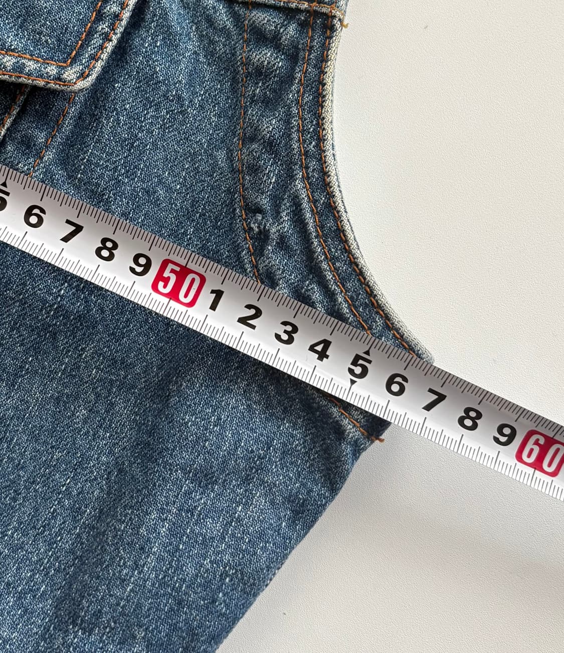 트루사루디 80's 데님 베스트 상품이미지7