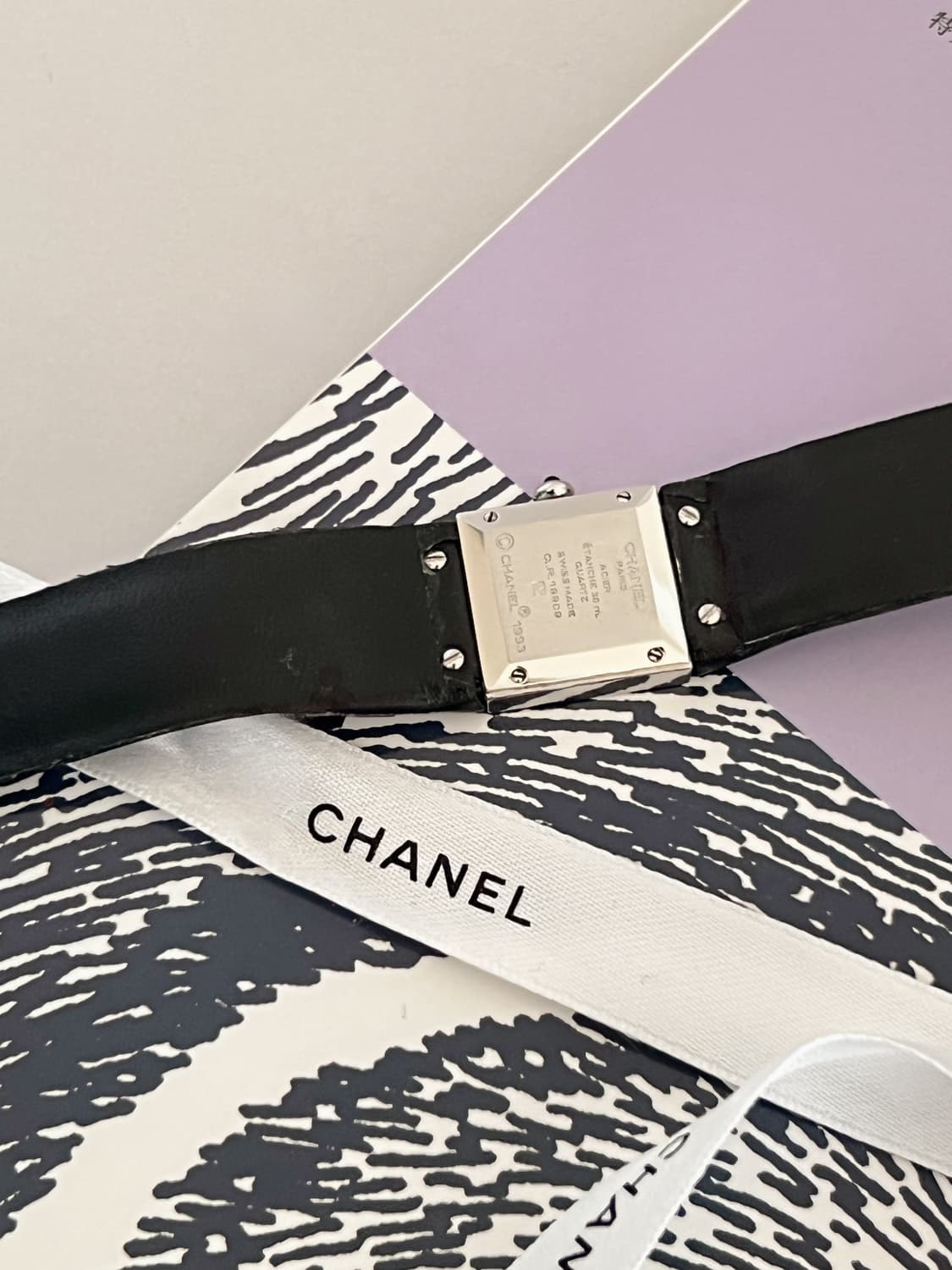 CHANEL 마트라세 레더 스트랩 샤넬 시계 상품이미지7