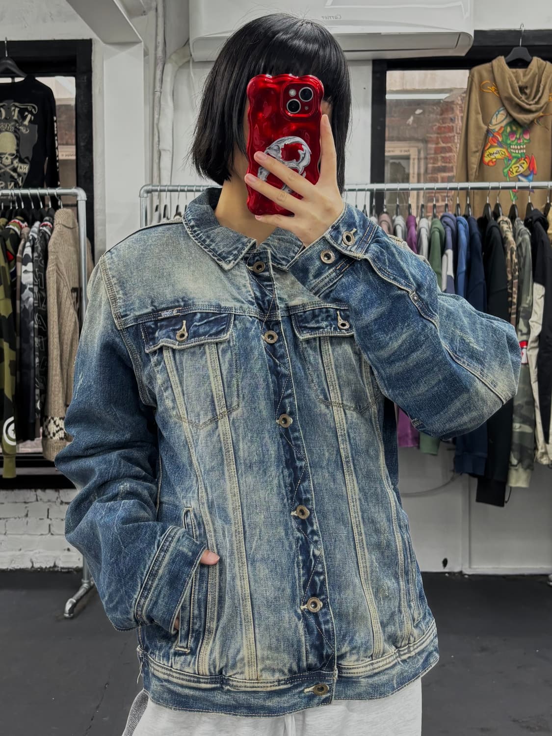 VTG 퀼팅 데님자켓 상품이미지3