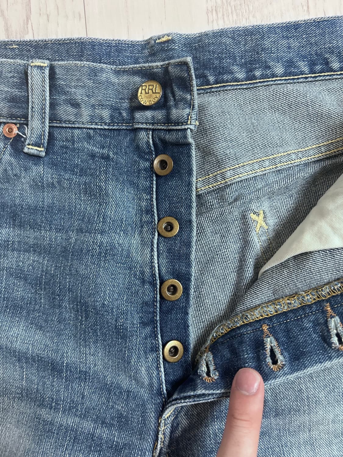 RRL 빈티지 파이브 포켓 데님 쇼츠 반바지 30 상품이미지4