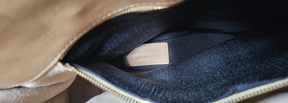 생로랑 삭드 쥬르  베이지 가죽 토트백 상품이미지7