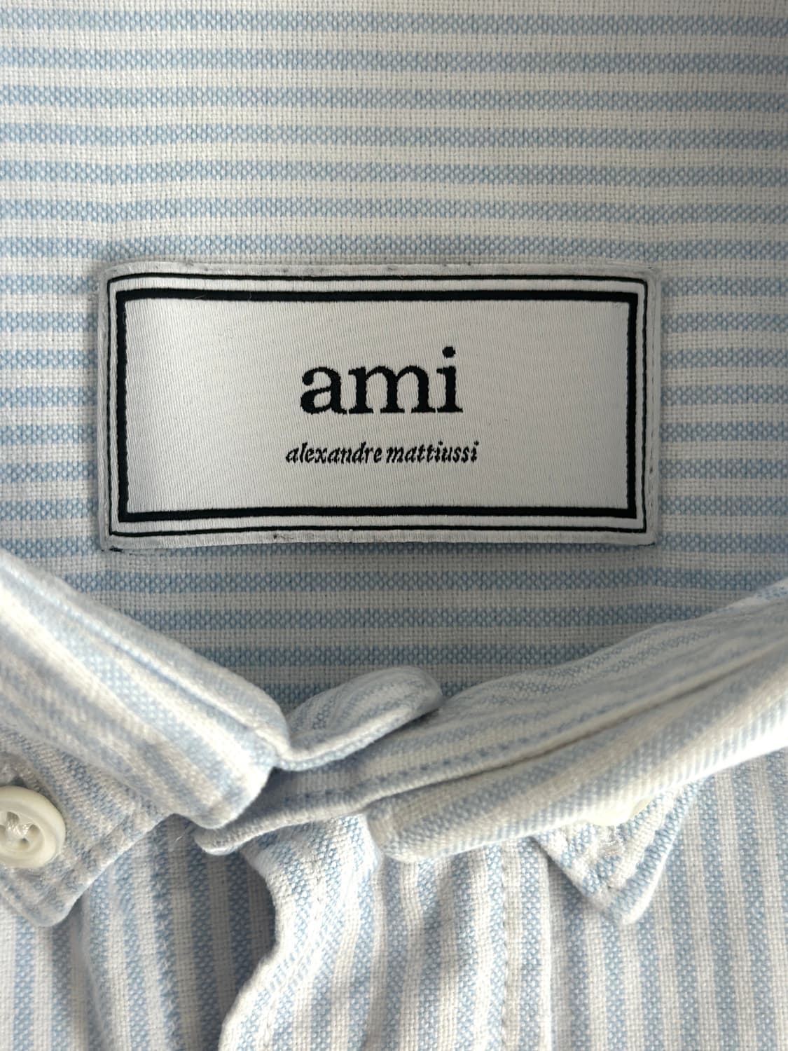 아미 하트로고 스트라이프 셔츠  상품이미지5