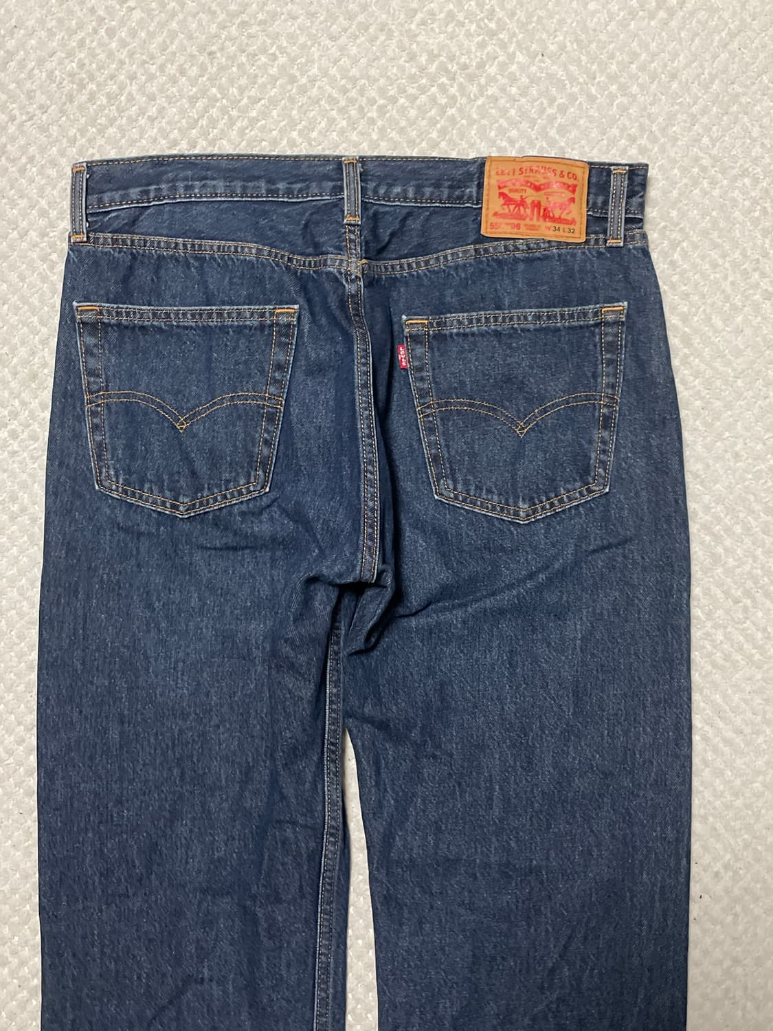 [34X32] 리바이스 555 96 릴랙스 스트레이트 핏 데님 팬츠 상품이미지5