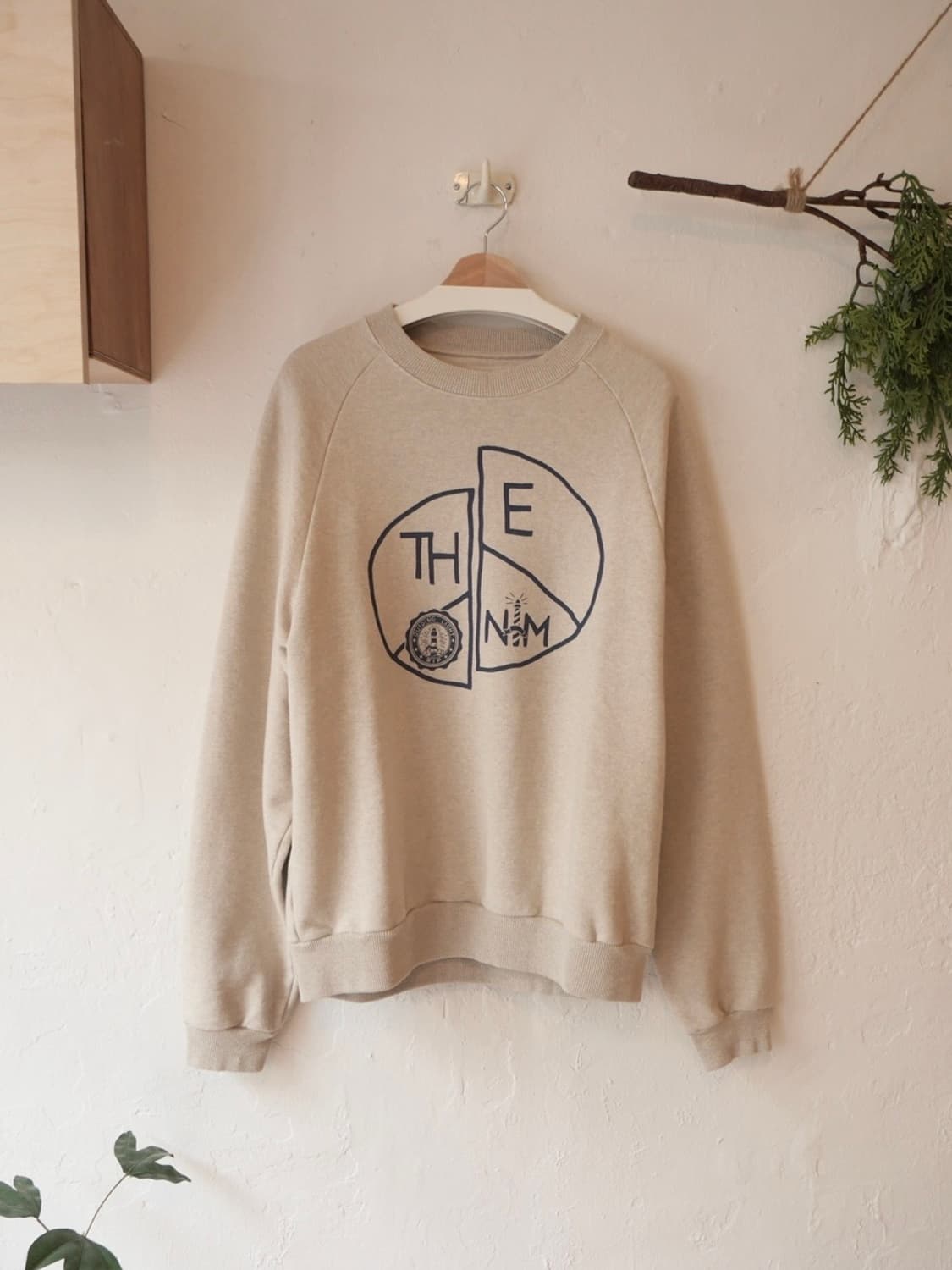 캐피탈 플리스 래글런 스웨트 셔츠 상품이미지1