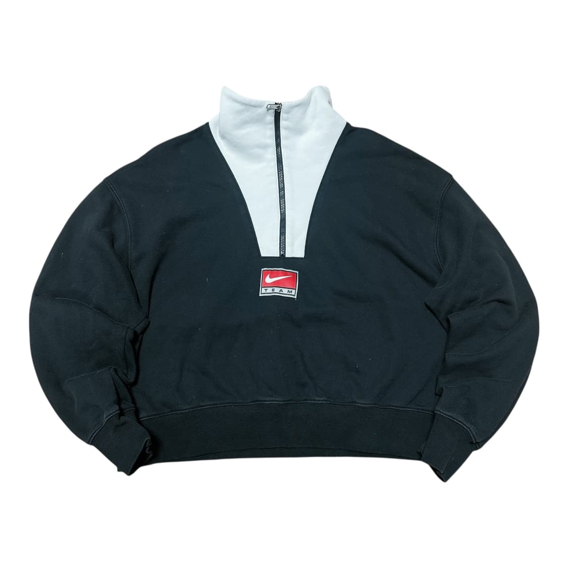 ✨ (바배) 나이키 TEAM 하프 집업 크롭 맨투맨  상품이미지2