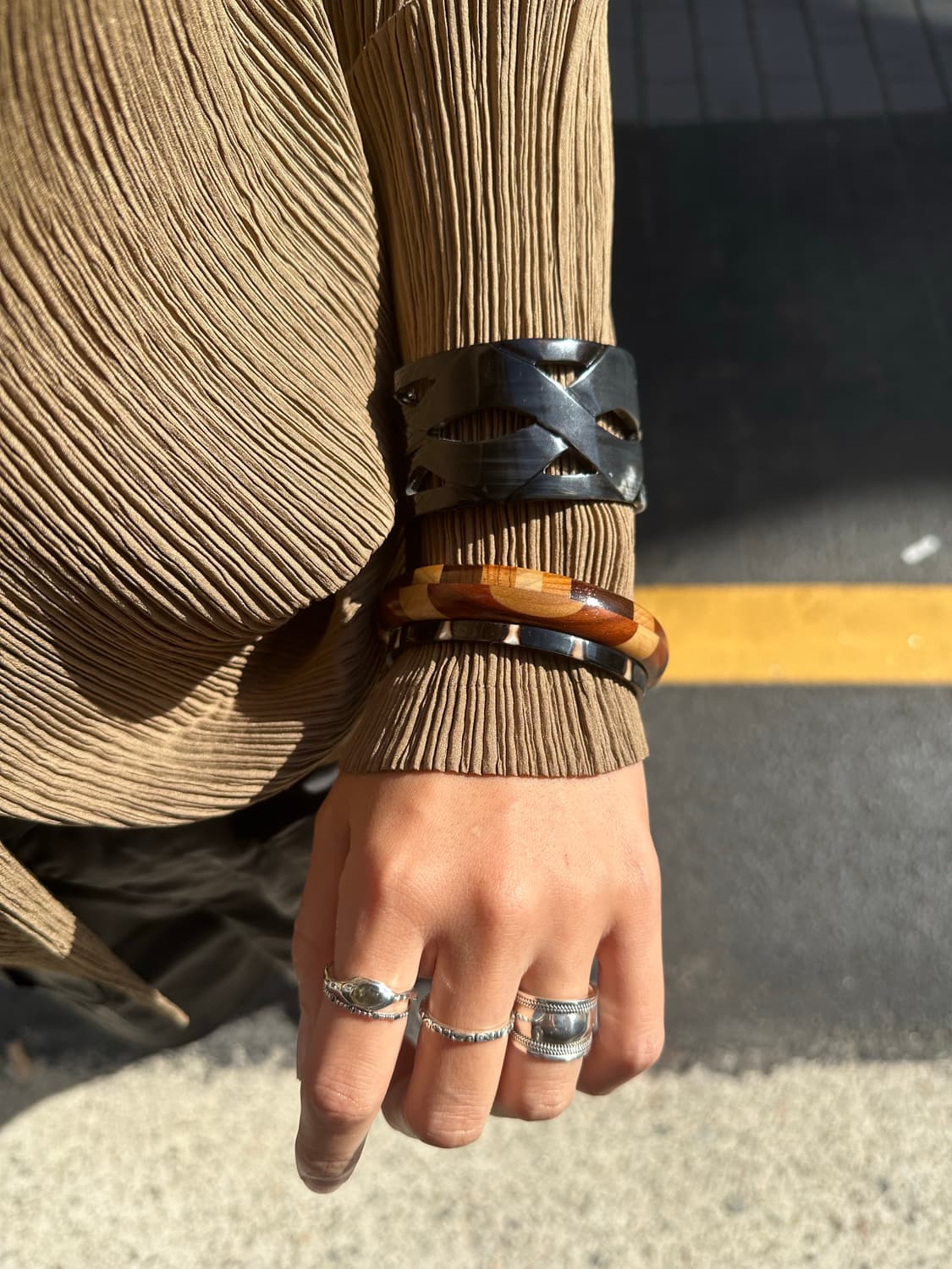 Wood bangle 상품이미지6