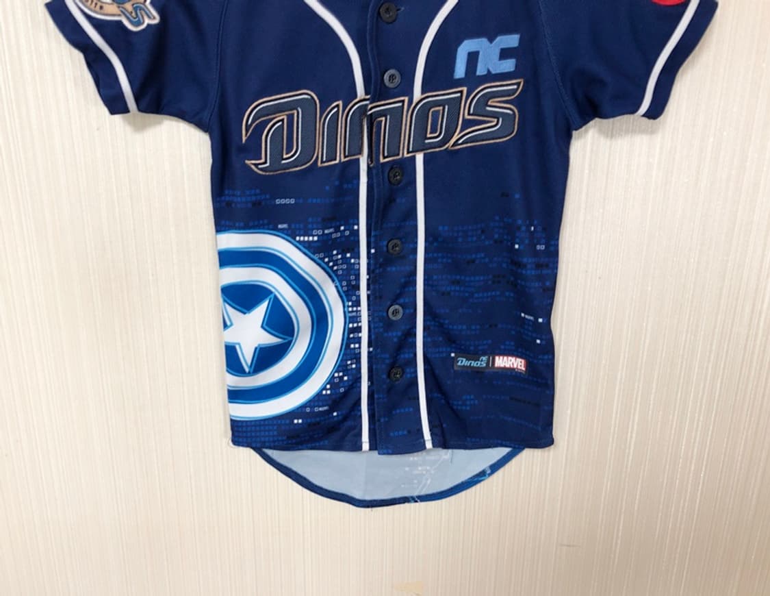 KBO NC다이노스X마블콜라보 캡틴아메리카 유니폼/져지 3A 상품이미지3