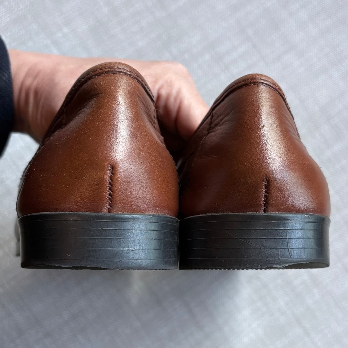 USA NUNN BUSH 브라운 위빙 프린지 태슬 로퍼 상품이미지4