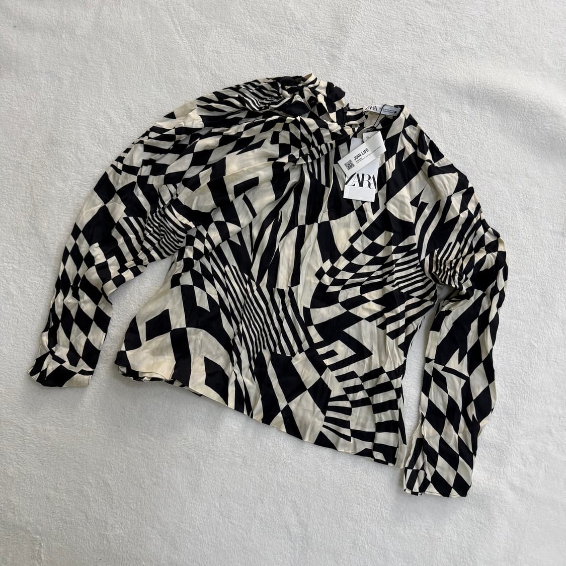 XXL 새상품 자라 실크 블라우스 0324T 상품이미지1