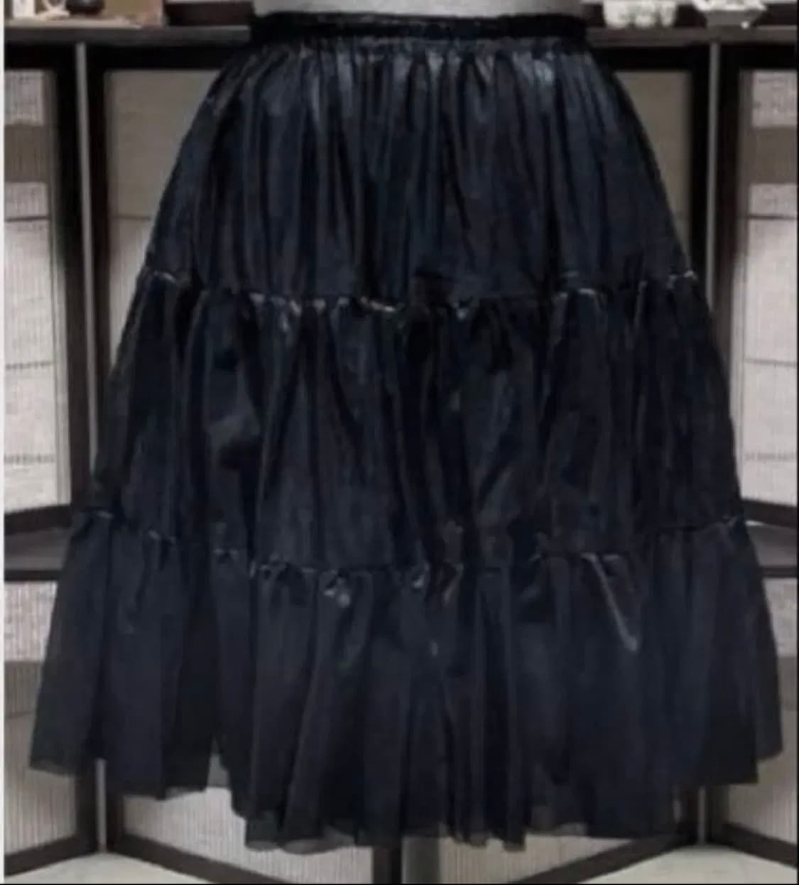 바디라인 스커트 치마 로리타 티어드 스커트 캉캉스커트 미디치마 펑크 상품이미지1