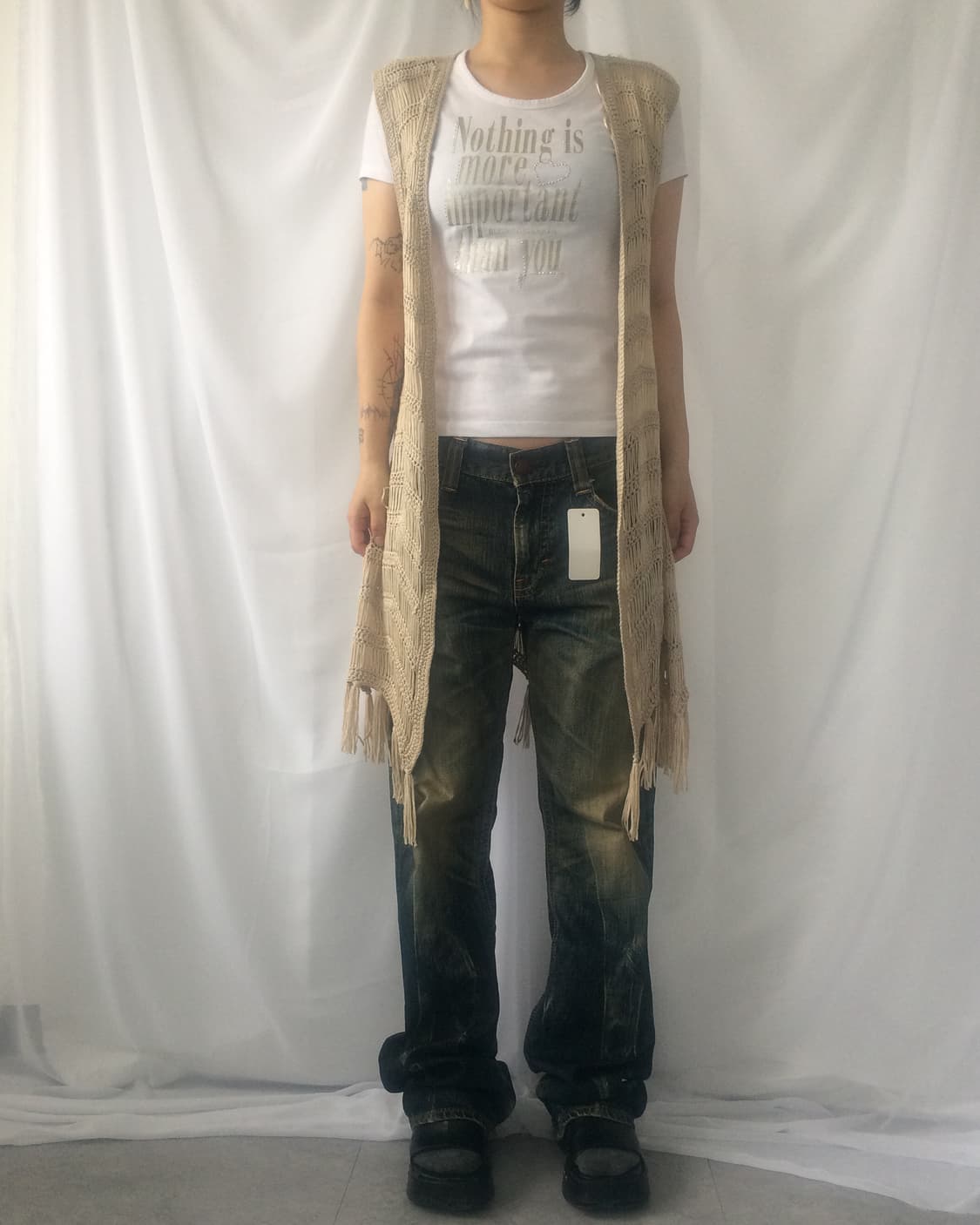 Lettering printing t shirt 상품이미지5