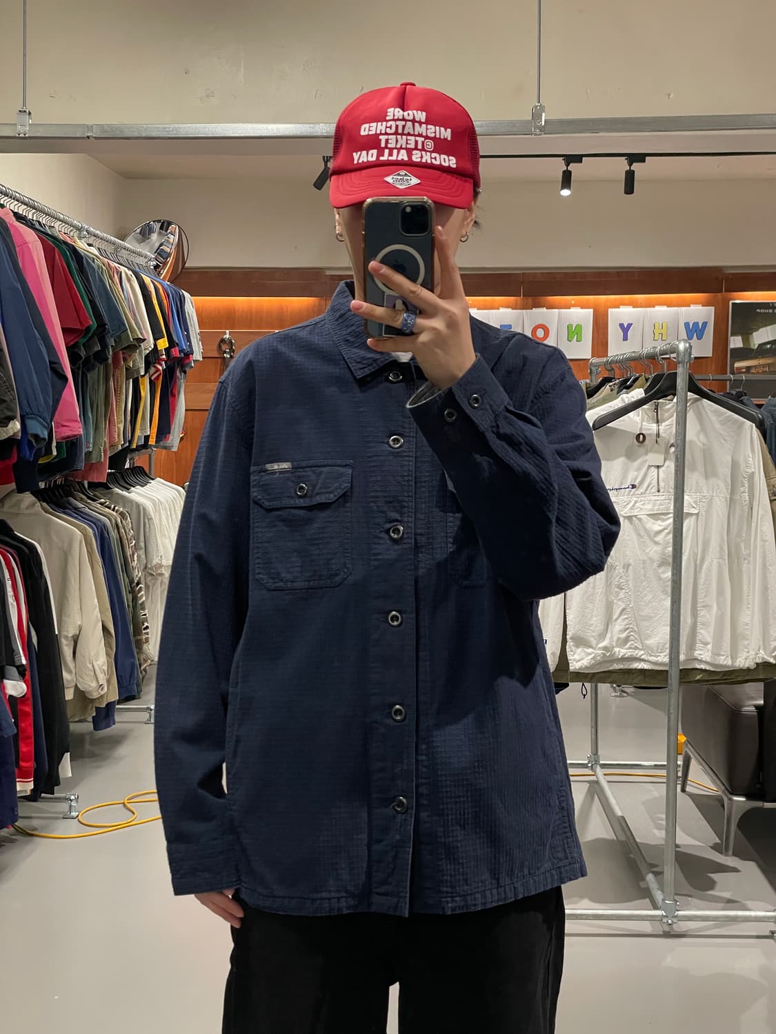 에디바우어 와플 셔츠 자켓   상품이미지1