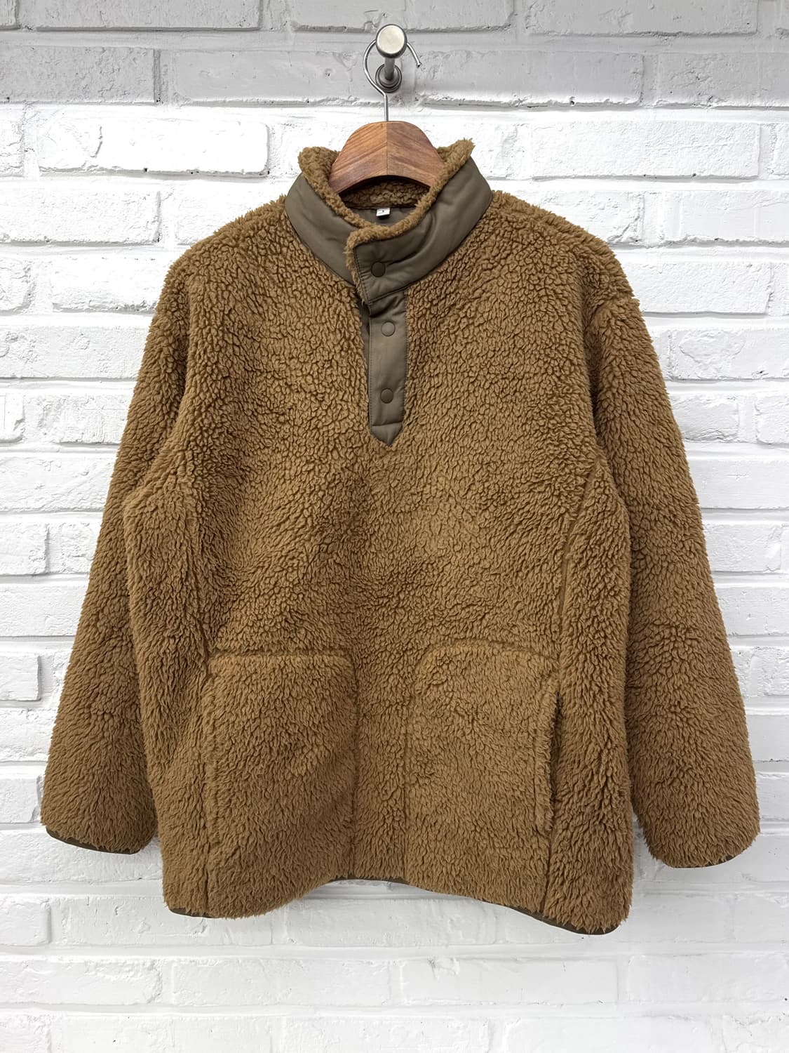 유니클로 브라운 플리스 상품이미지3