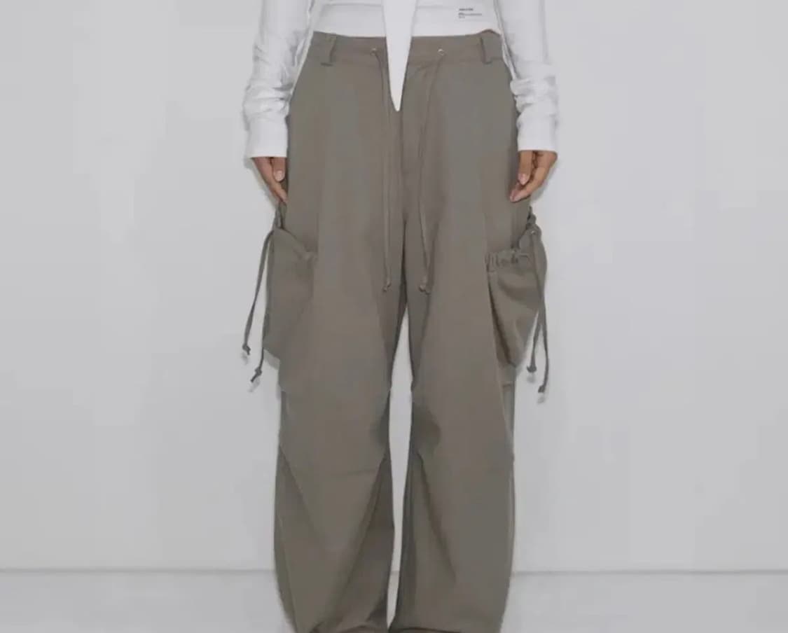 이네기 스트링 카고팬츠 상품이미지1