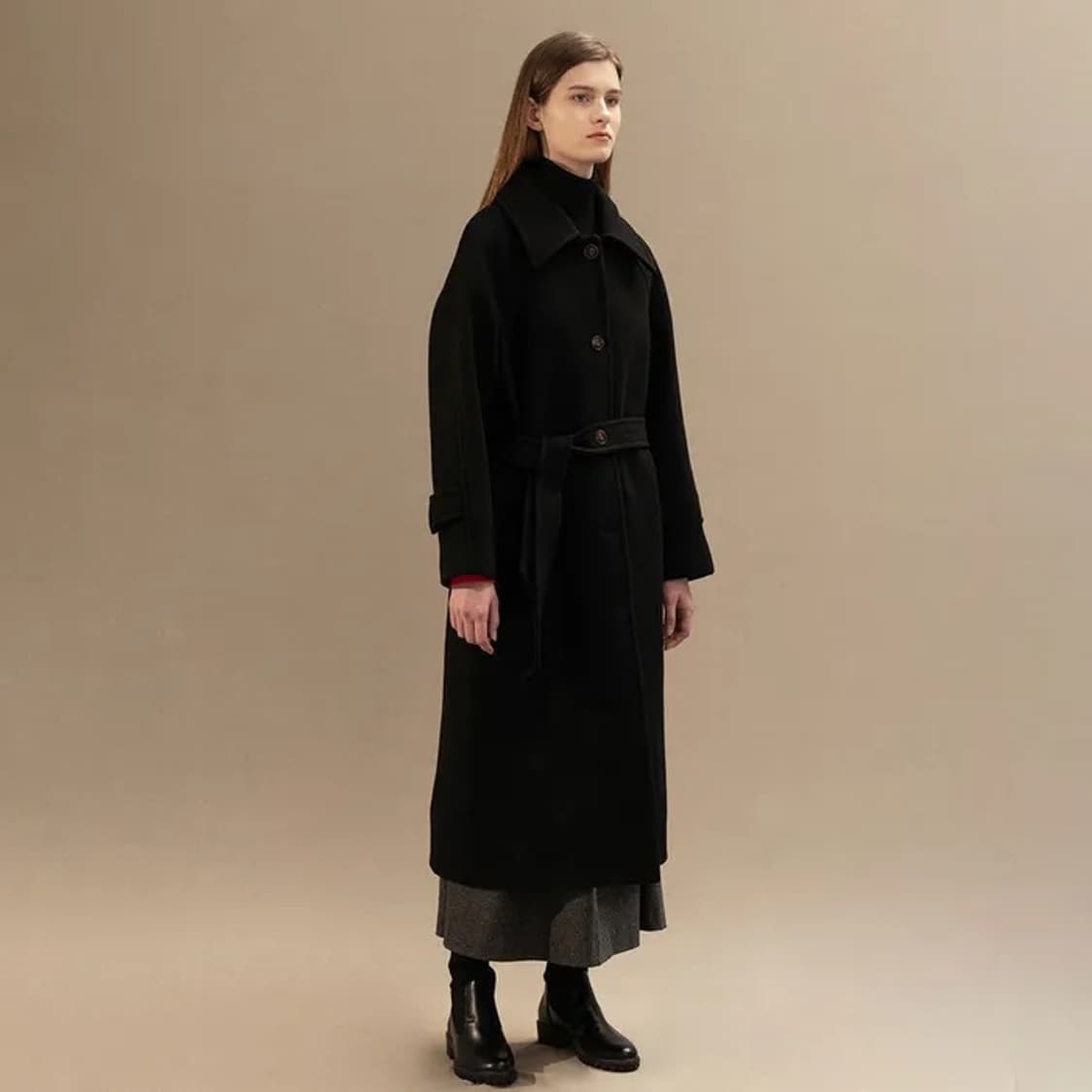 아바몰리 캐시미어 울 싱글 코트 상품이미지7