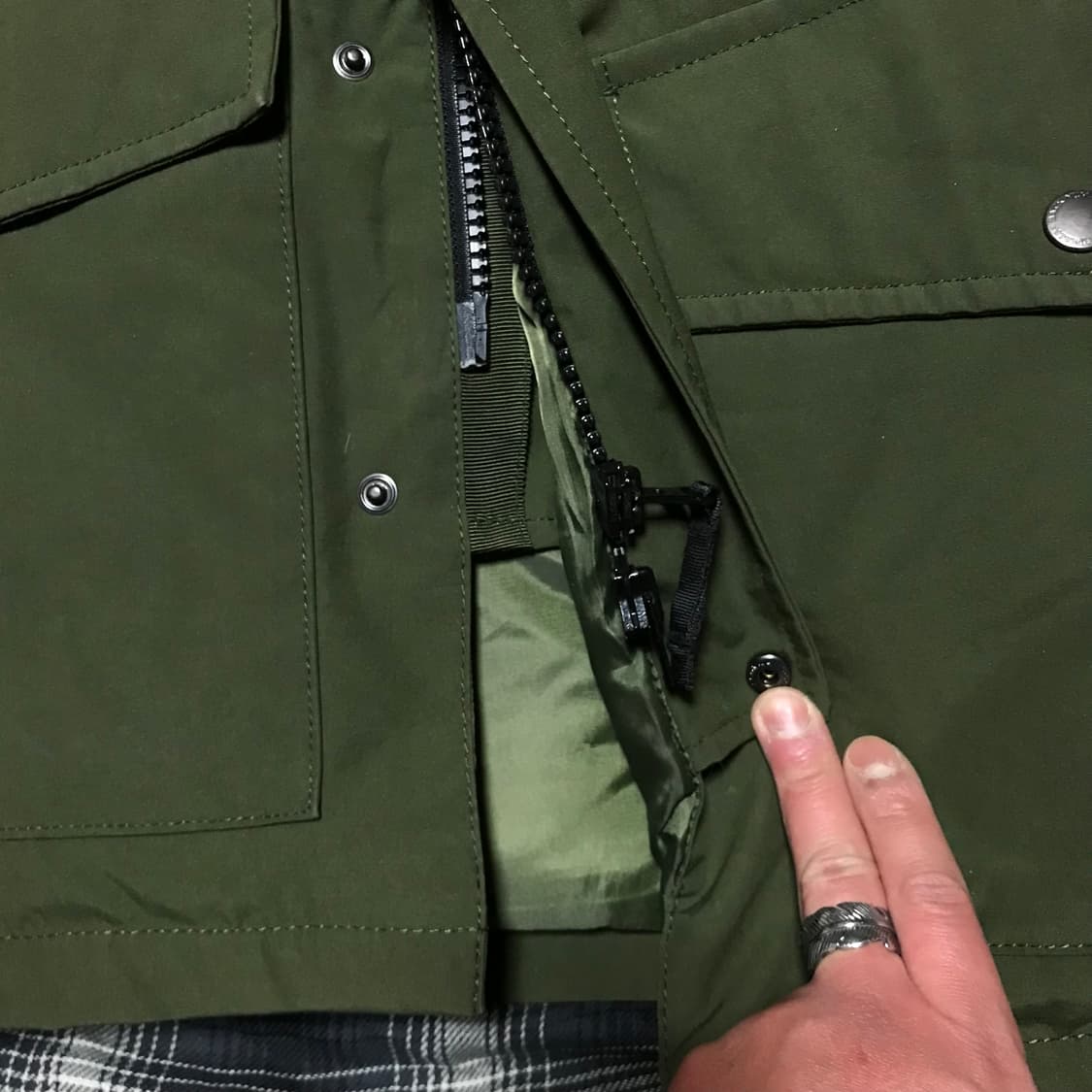 레어 90-00s 재팬 백넘버 밀리터리 복각 마운틴 다운 투웨이 파카 상품이미지9