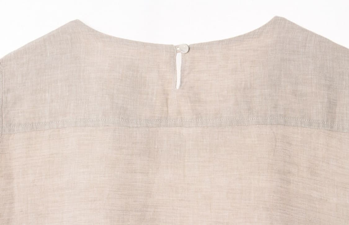 포켓 루즈 린넨 원피스 상품이미지5