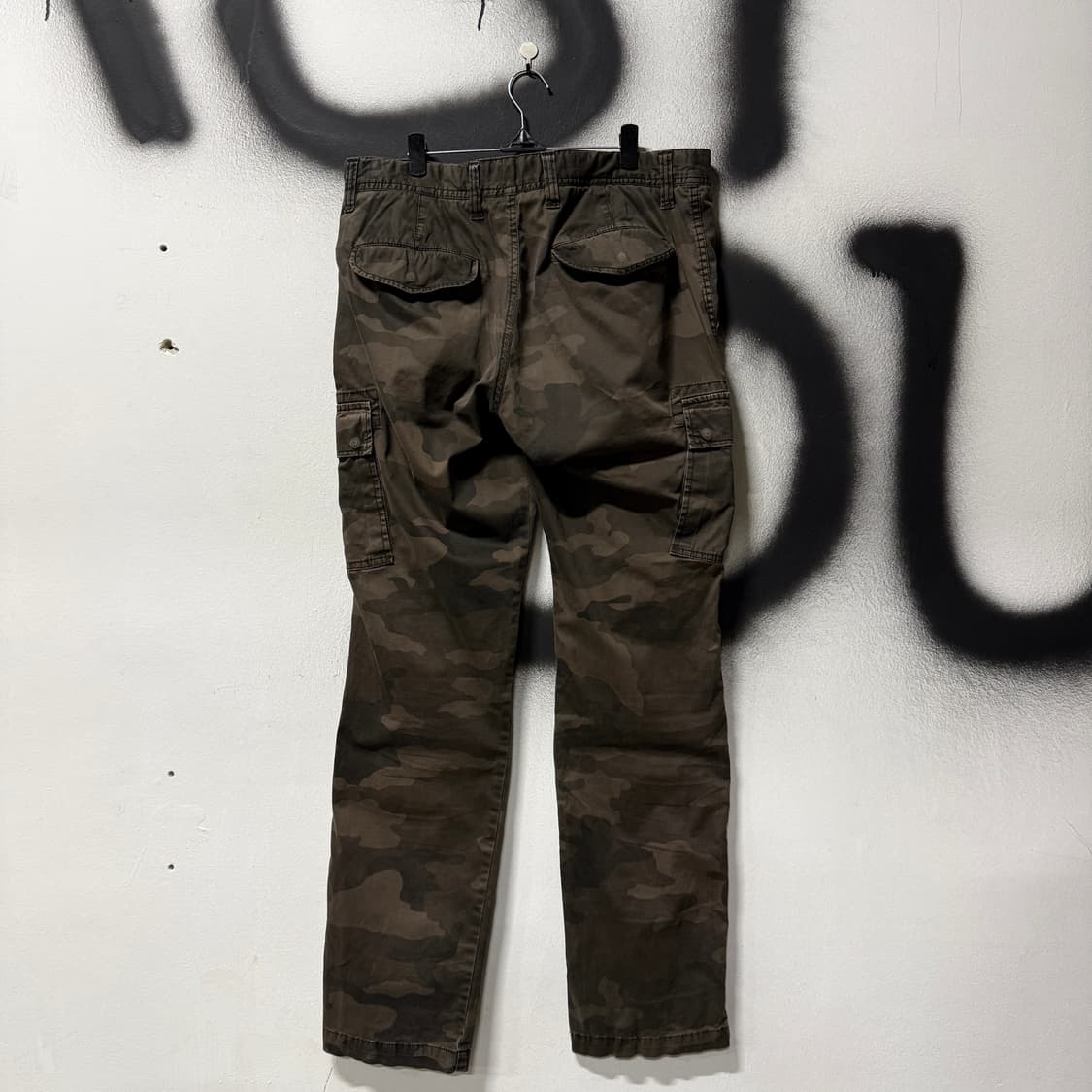 VTG 빈티지 빅사이즈 우드랜드 카모 밀리터리 와이드 카고 팬츠 상품이미지2
