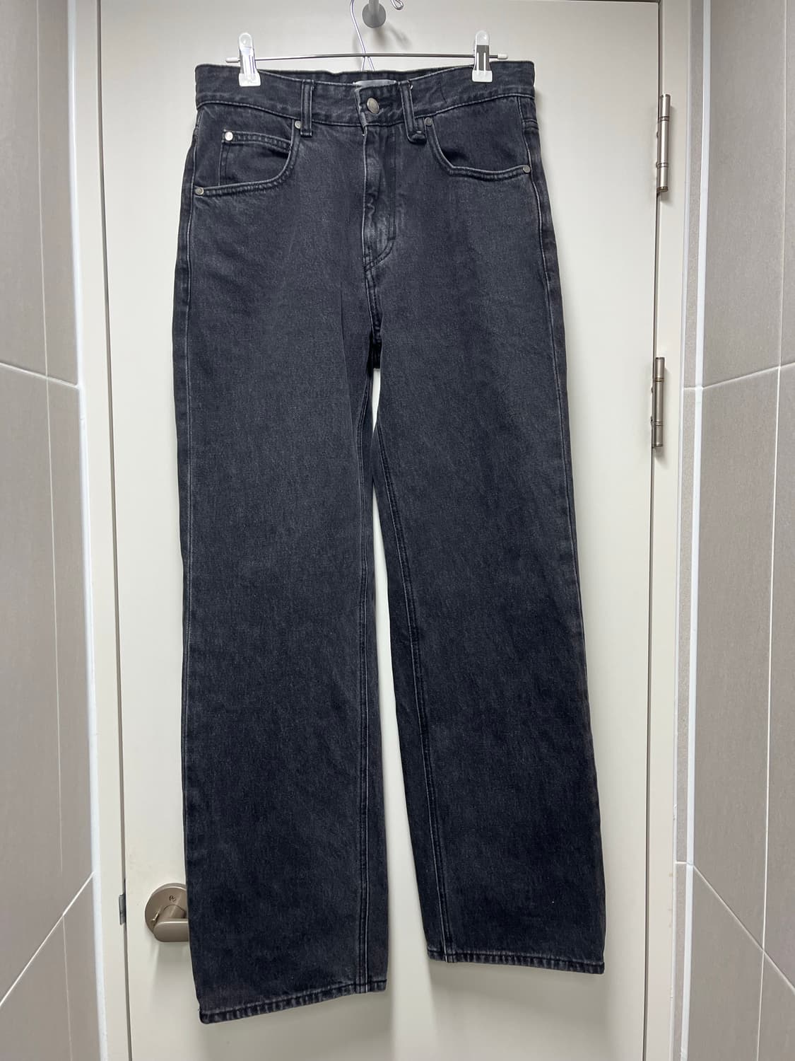 포트너스 FN Straight Jeans (Black) M사이즈 상품이미지2