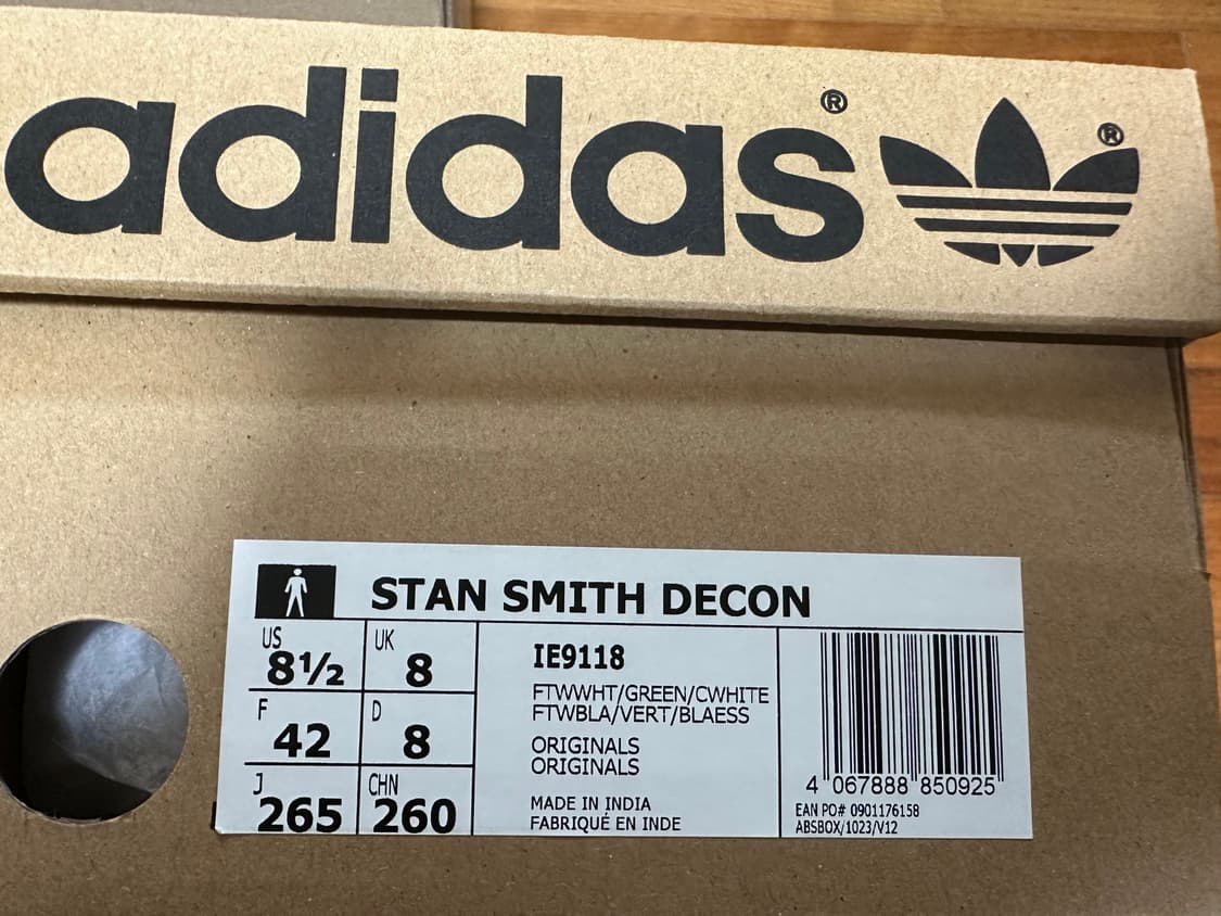 아디다스 스탠스미스 데콘 화이트(265) 상품이미지2