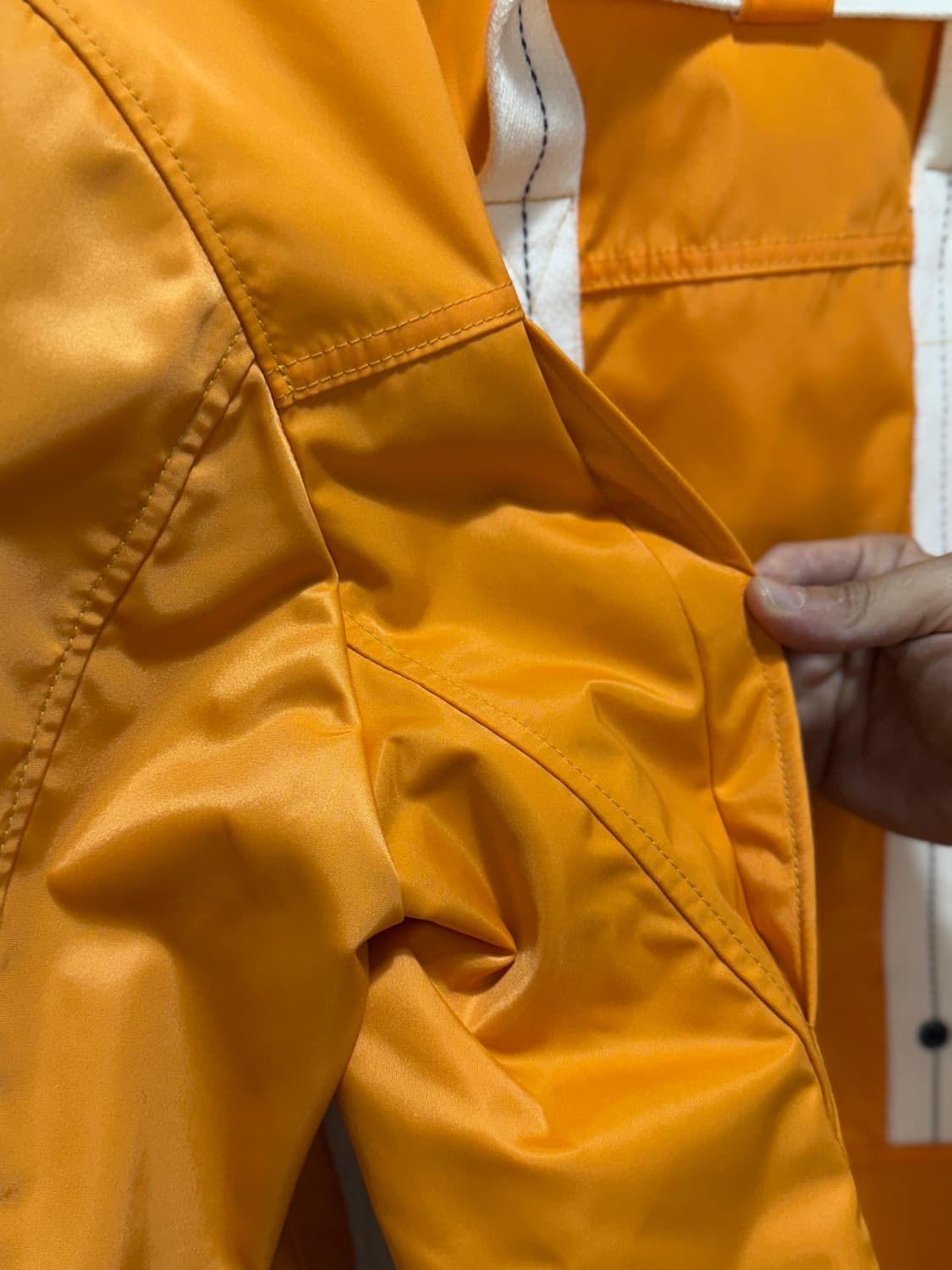 Comme des GARCONS 꼼데가르송 코듀로이 카라 나일론 트윌 재 상품이미지10