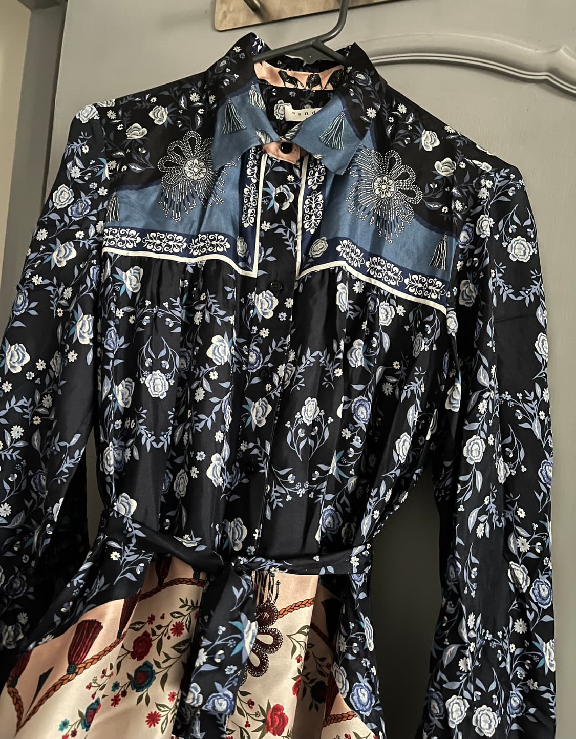 산드로 린 실크 원피스 38사이즈 상품이미지9