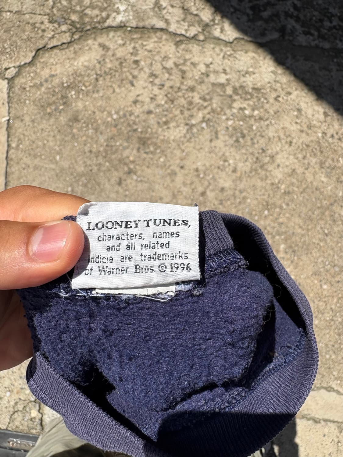 1996 Looney Tunes Taz Sweatshirt 상품이미지7