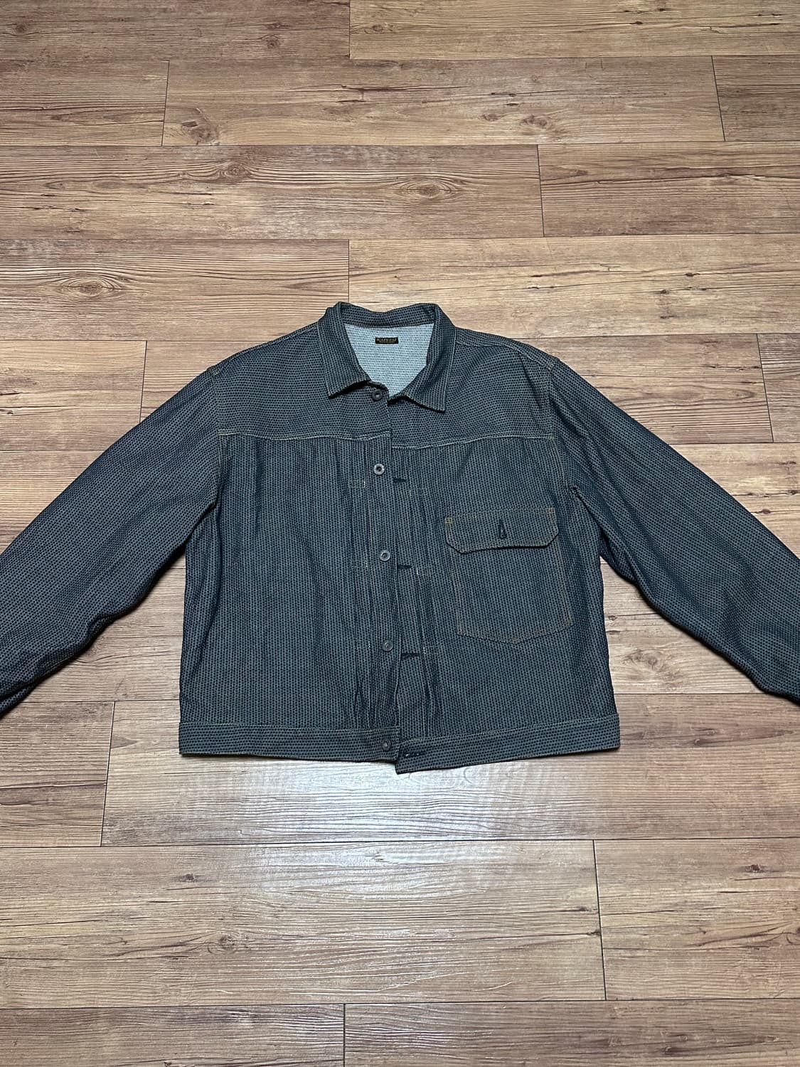 캐피탈 센츄리 데님 자켓 N7S 차콜 5사이즈 소킹 상품이미지2