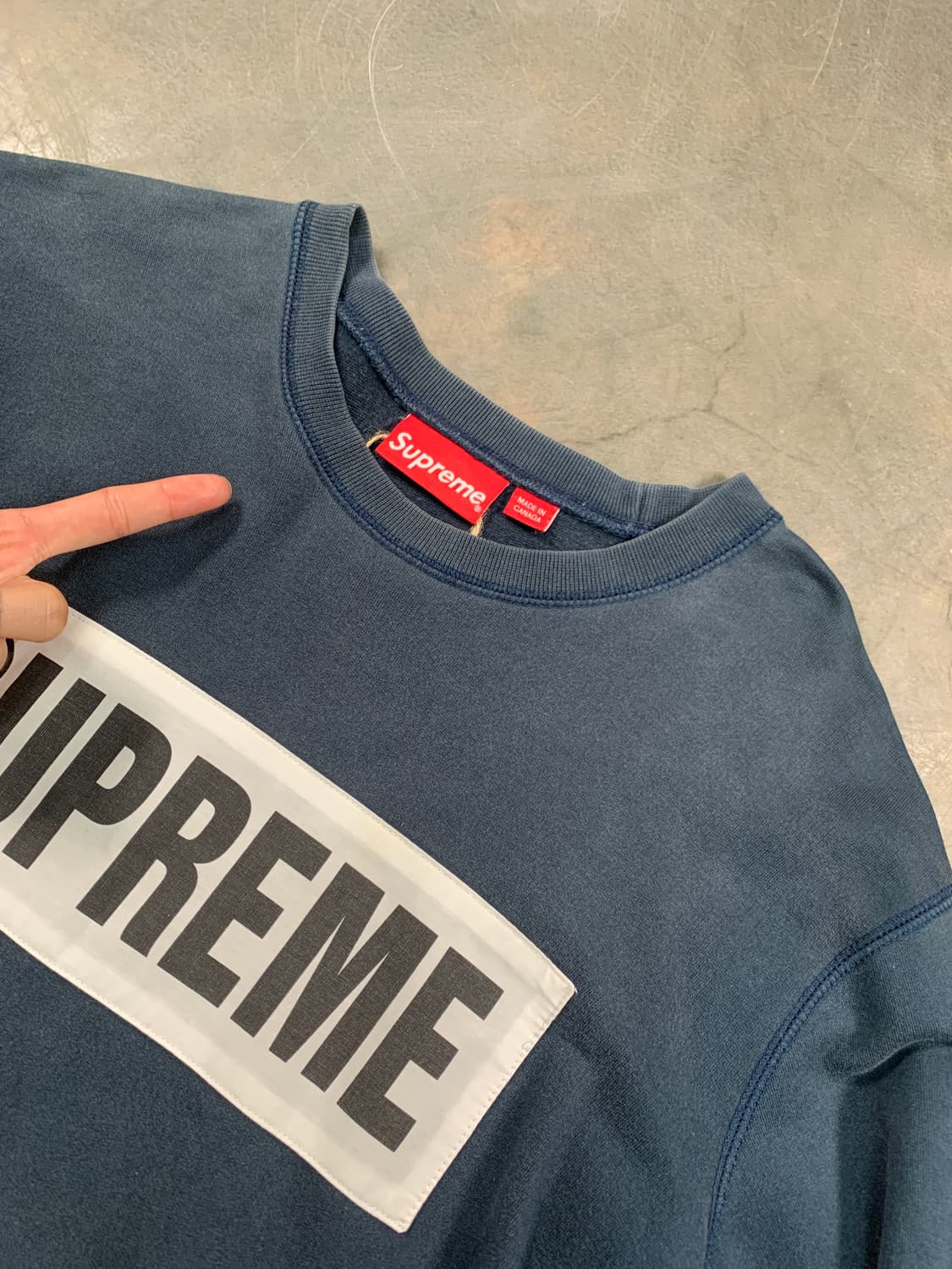 슈프림 14ss 마라톤 크루넥 스웻셔프 상품이미지4