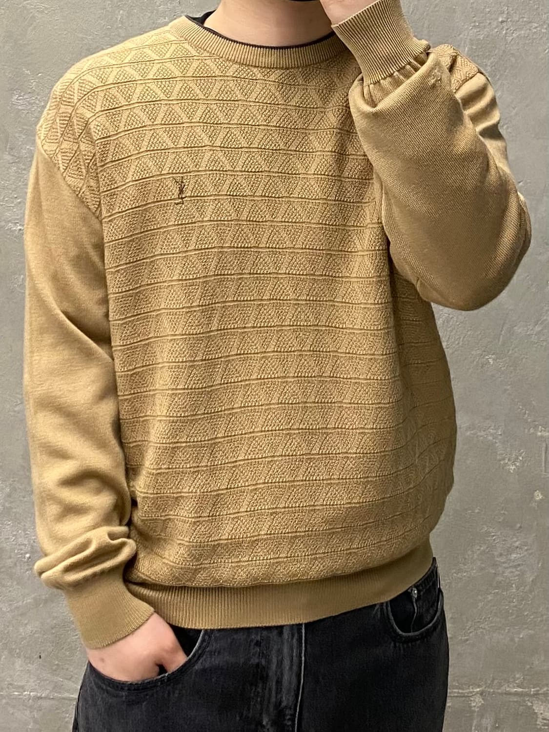 [100] 90s YSL 입생로랑 빈티지 울 니트 상품이미지8