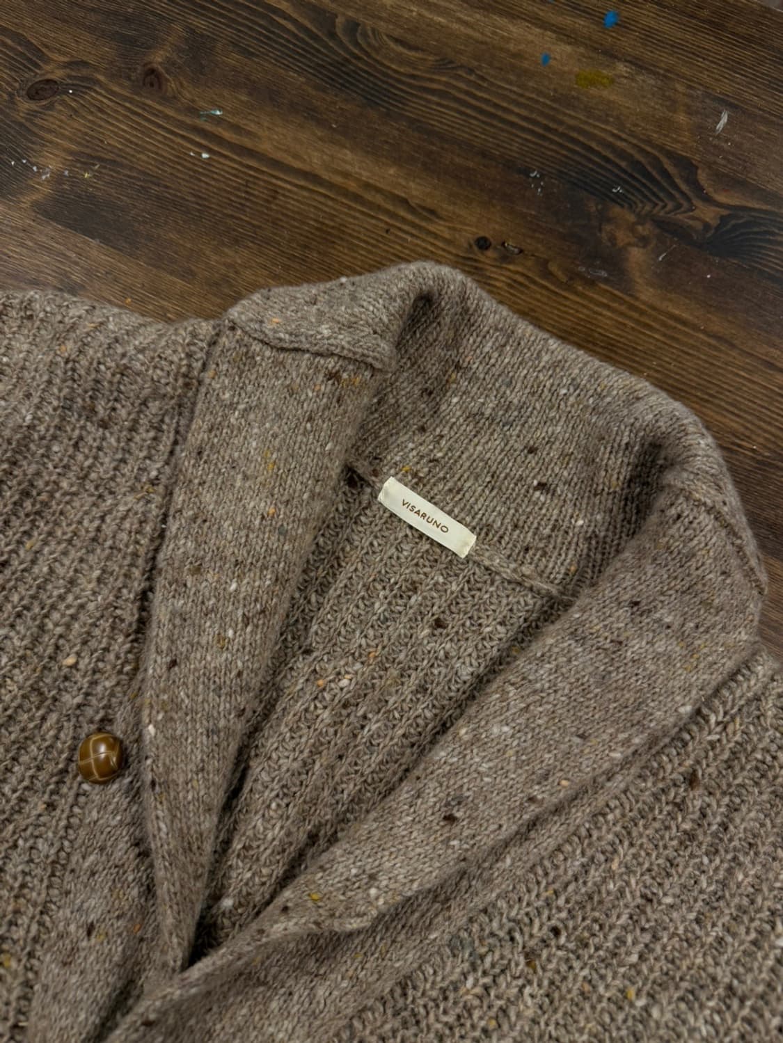 VISARUNO 숄칼라 가디건 100 상품이미지7