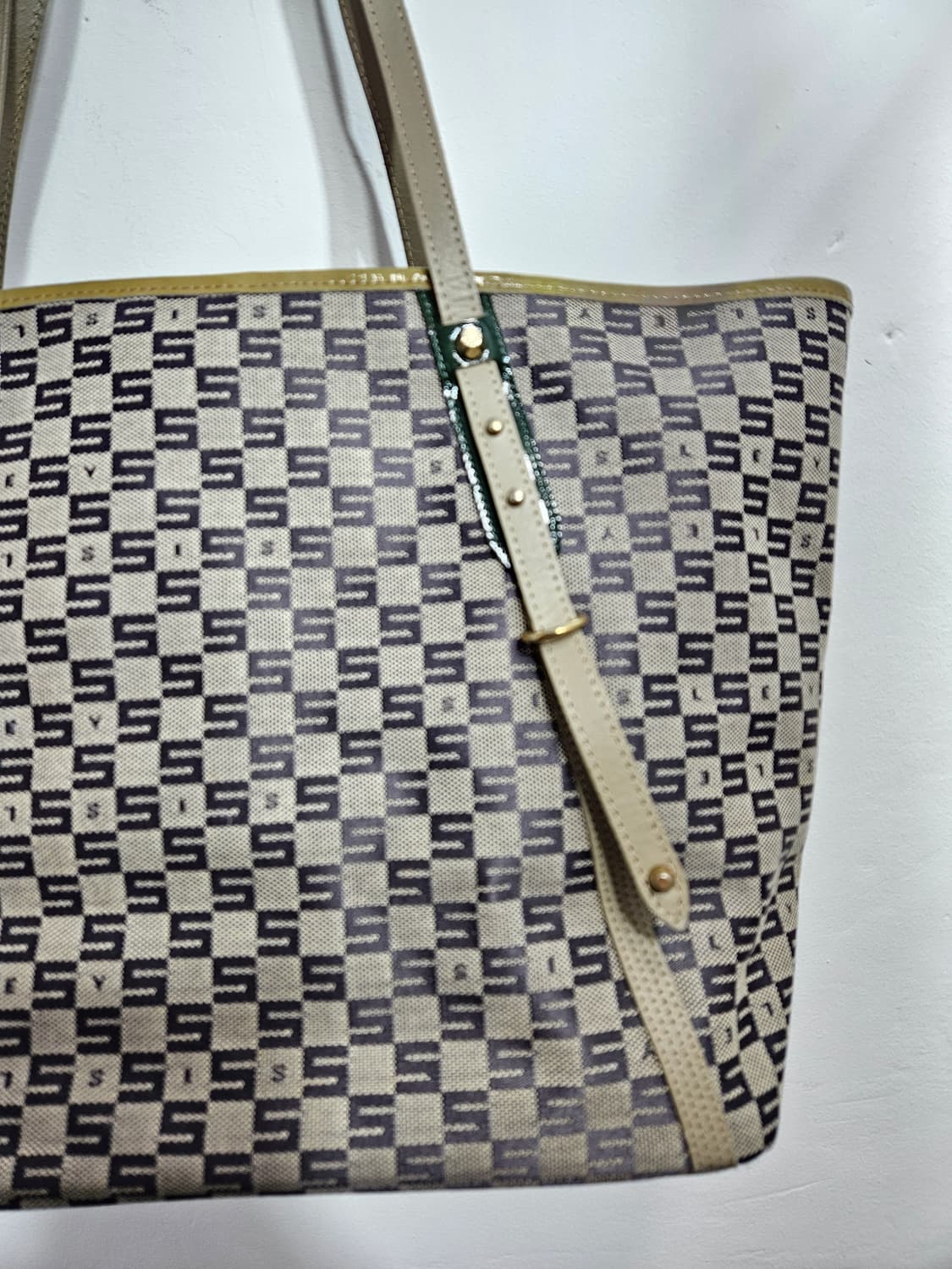 시슬리 로고 S 패턴 쇼퍼백 상품이미지3