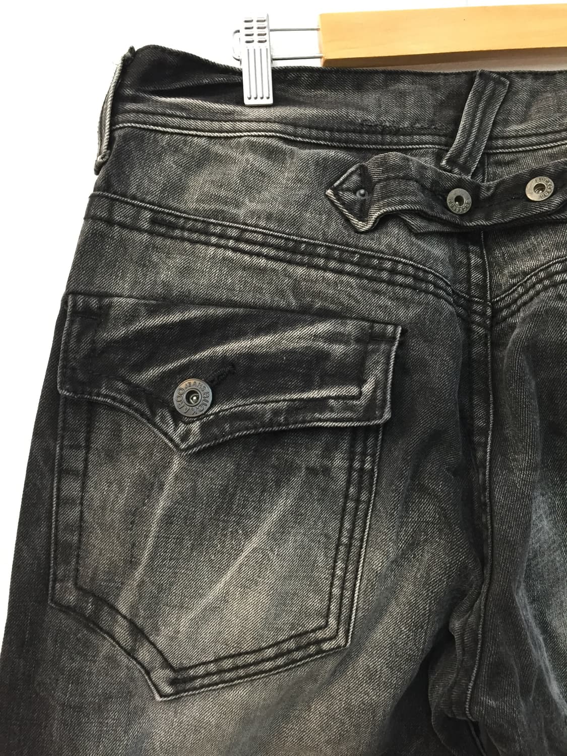 버커루 스노우벅 워싱 블랙 데님 32 상품이미지4