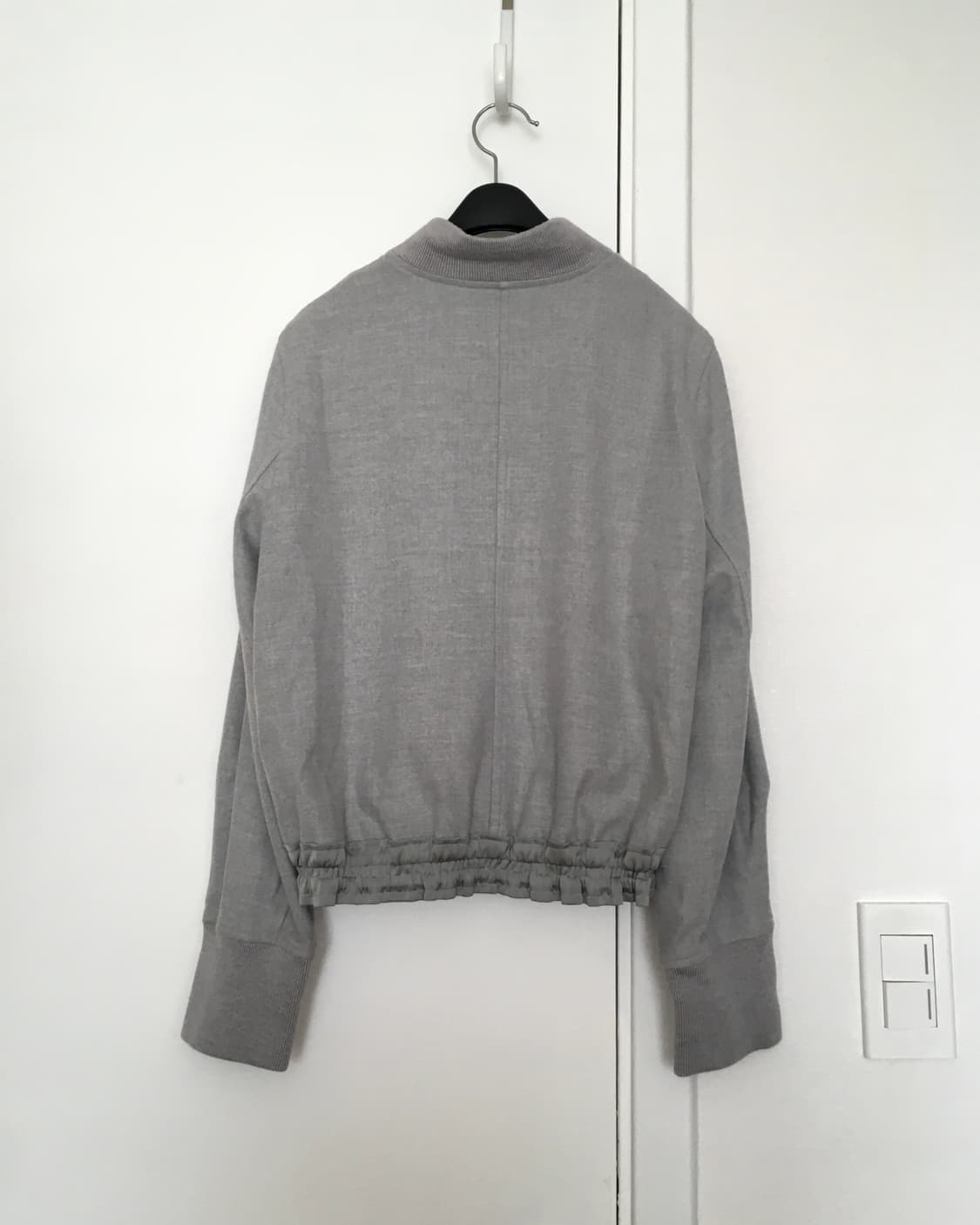 satin frill hem zip-up 상품이미지3