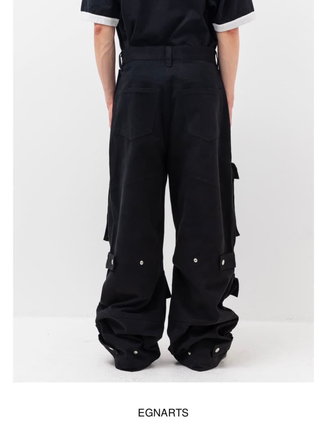 이지앤아트 체인저블 포켓팬츠 블랙 L 상품이미지3