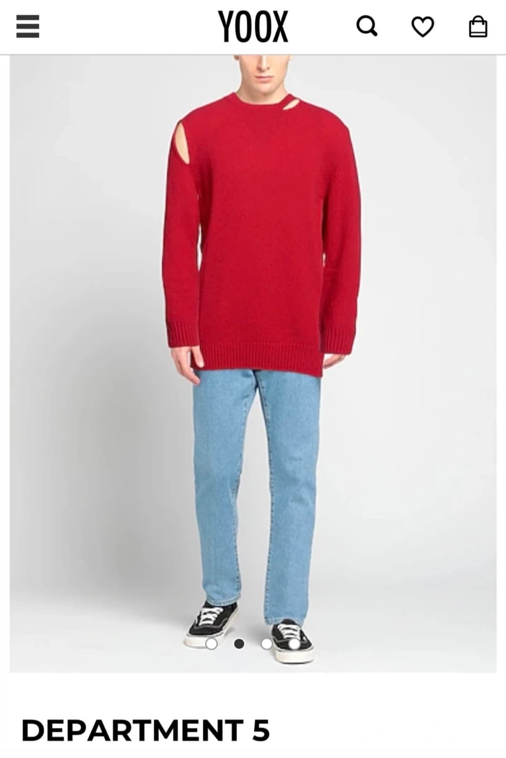 DEPARTMENT FIVE 컷아웃 니트 상품이미지7