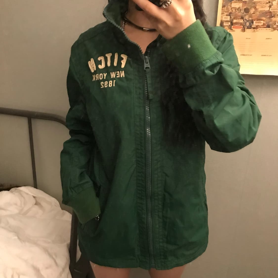 Abercrombie 아베크롬비 그린 코치자켓 상품이미지2