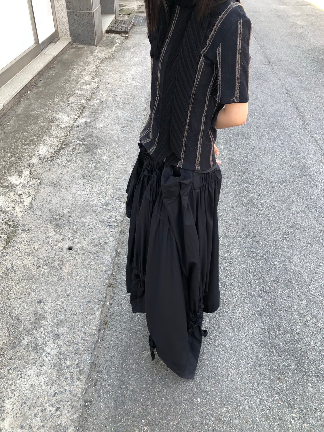 이세이미야케 텍스쳐 탑 상품이미지2