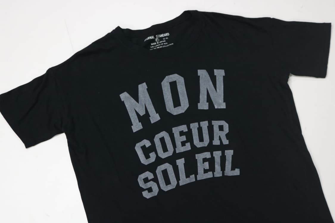 저널 스탠다드 블랙 레터링 빈티지 반팔 티셔츠 (Free) 상품이미지3