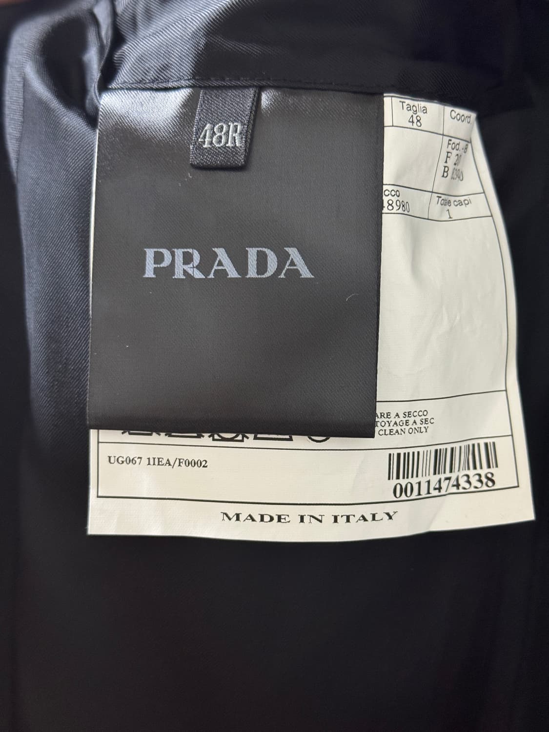 [prada] 블랙 자켓 상품이미지5