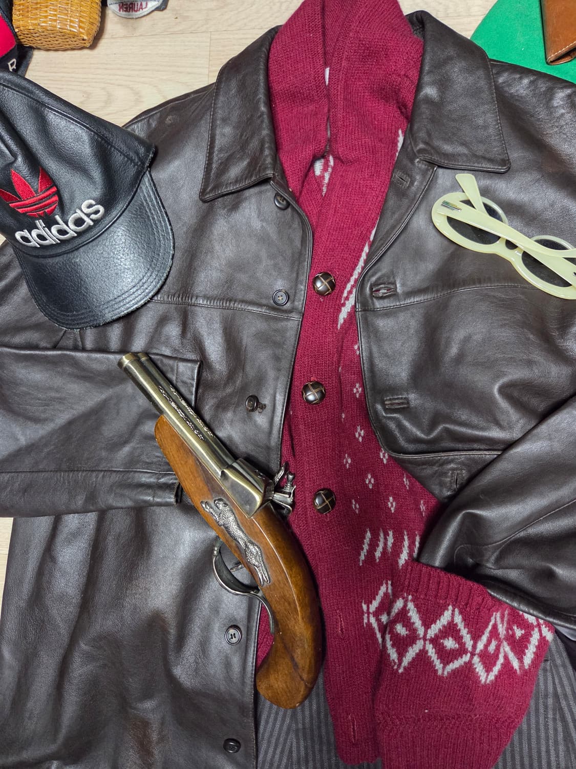 INTERMEZZO 레더자켓 가죽자켓 양가죽 라이더 바이크 카코트 상품이미지5