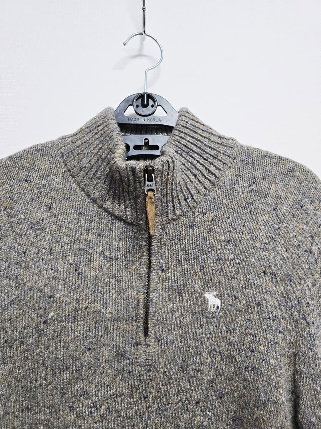 아베크롬비 하프넥 니트 스웨터 반집업 상품이미지2